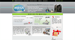 Desktop Screenshot of indoushosting.com