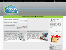 Tablet Screenshot of indoushosting.com